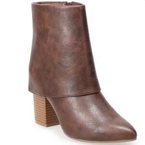 NEW Brown Ankle cuff boots